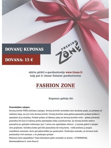 15 EURŲ DOVANŲ KUPONAS