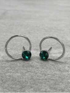 Earrings EMERALD INFINITY