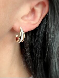 Earrings WHITE CIRCLE