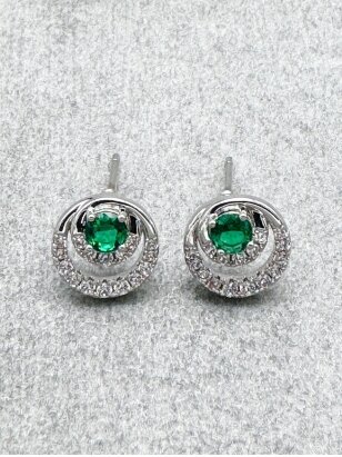 Earrings SUPERB GREEN