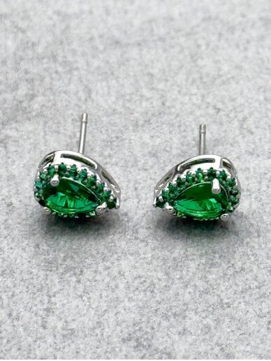 Earrings CHARMING GREEN