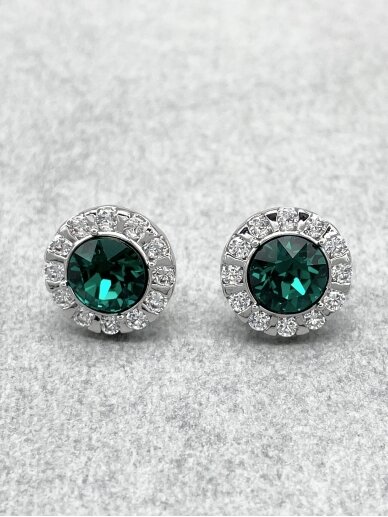 Earrings DAINTY EMERALD