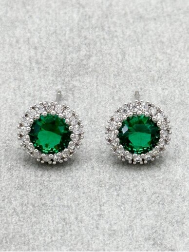 Earrings EMERALD GLOW