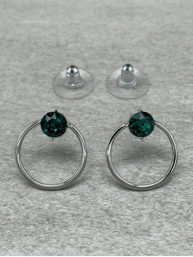 Earrings EMERALD INFINITY