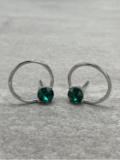 Earrings EMERALD INFINITY 1