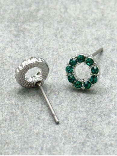 Earrings EMERALD SATIN 2