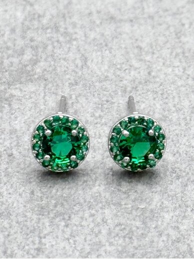 Earrings GLOWING GREEN