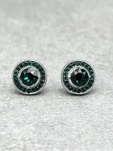 Earrings GREEN EYES 1