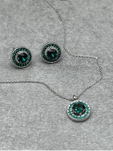 Earrings GREEN EYES 6