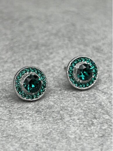 Earrings GREEN EYES 3