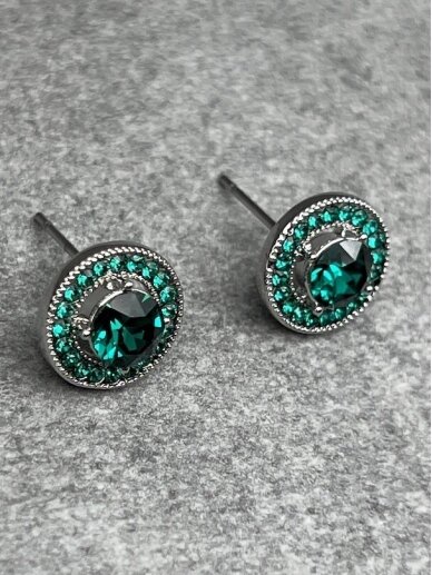 Earrings GREEN EYES 2