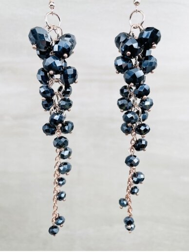 earrings HEMATITE LOOK 1