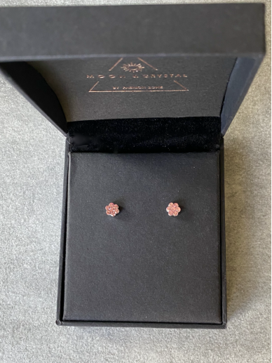 Earrings PINK FLOWER 4