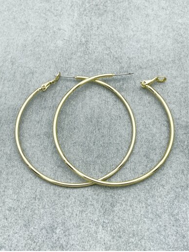 Auskarai rinkės GOLDEN HOOPS 2