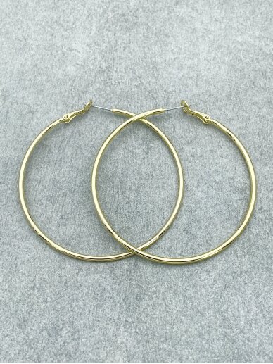 Auskarai rinkės GOLDEN HOOPS