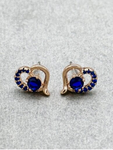 Earrings SAPPHIRE HEART