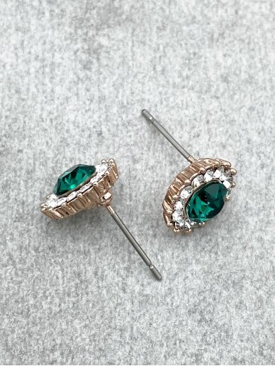 Earrings STUNNING EMERALD 2