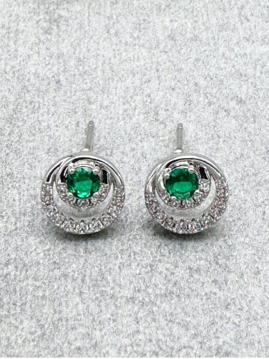 Earrings SUPERB GREEN 1