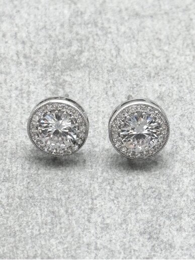 Earrings WHITE CRYSTAL