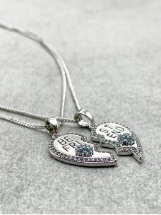 Necklace BEST FRIENDS HEART