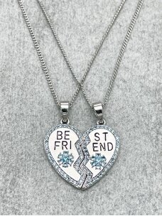 Necklace BEST FRIENDS HEART