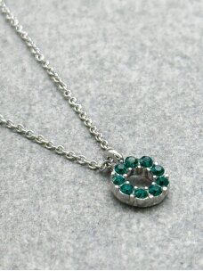 Necklace EMERALD SATIN