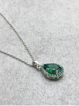 Necklace CHARMING GREEN