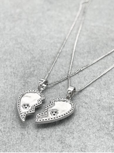 Necklace BEST FRIENDS HEART 4