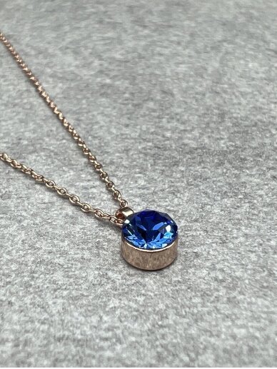 Necklace BLUE ATOMS 2