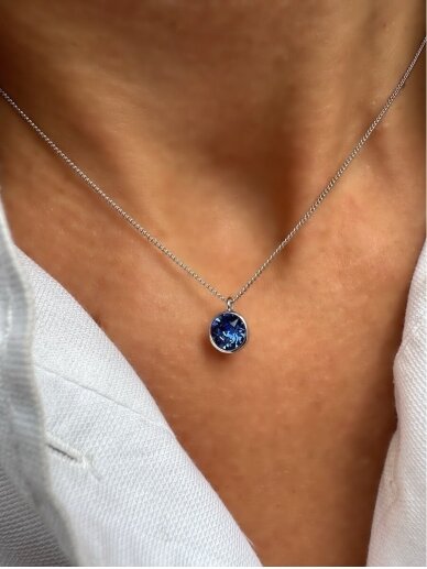 Necklace BLUE WAVE