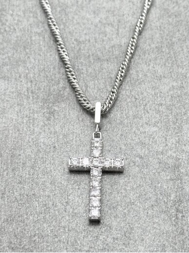 Kaklo papuošalas DIAMOND CROSS 1