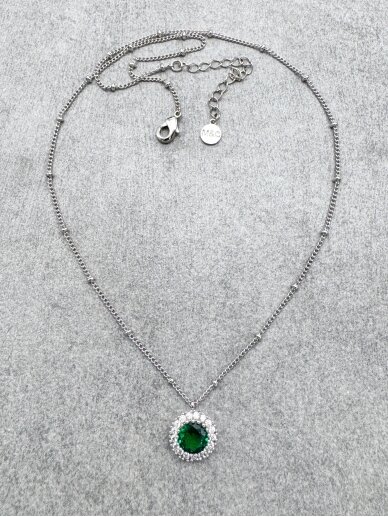 Necklace EMERALD GLOW 3