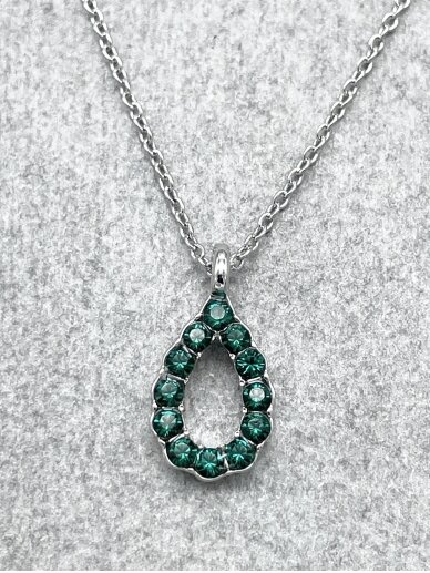 Necklace EMERALD LEAF 1