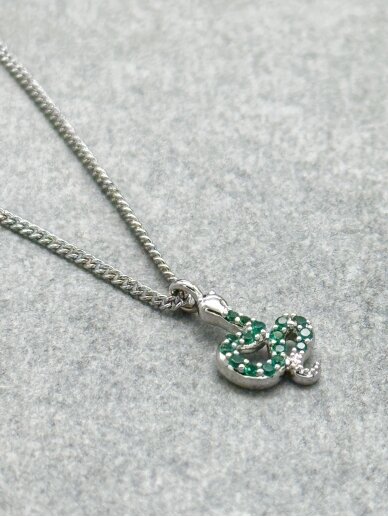 Necklace EMERALD QUEN 1