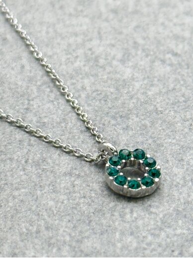 Necklace EMERALD SATIN 1