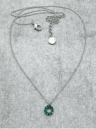 Necklace EMERALD SATIN 3