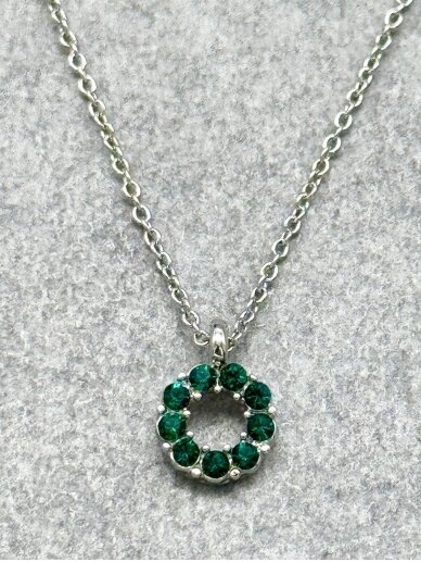 Necklace EMERALD SATIN