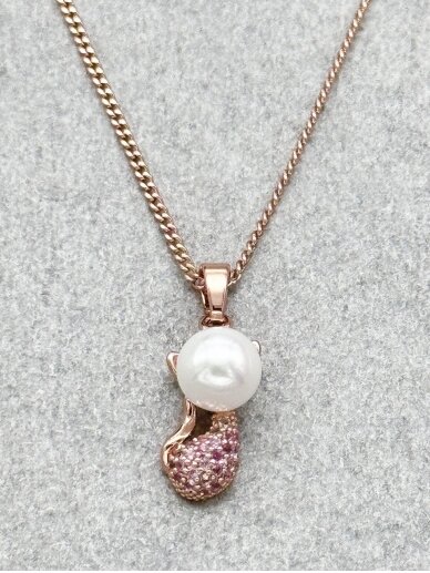 Necklace PEARL KITTY