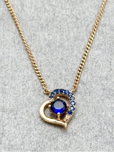 Necklace SAPPHIRE HEART