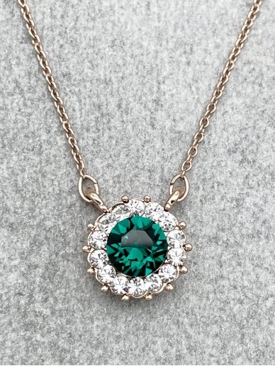 Kaklo papuošalas STUNNING EMERALD