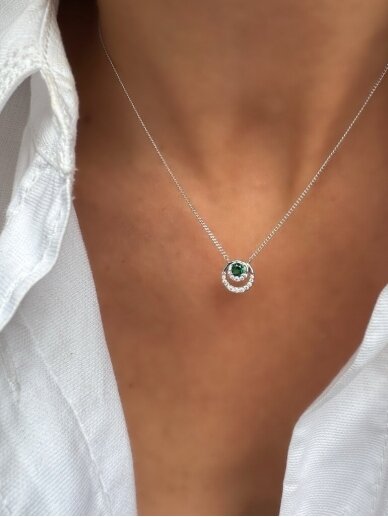 Necklace SUPERB GREEN