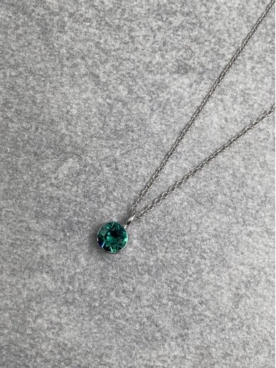 Necklace TINY EMERALD 2