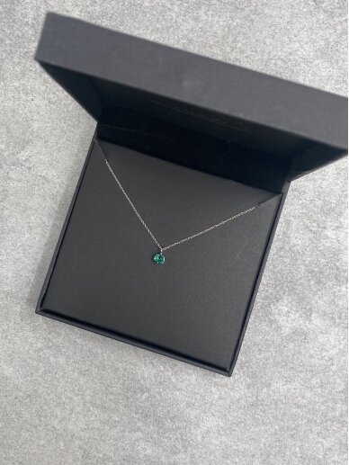 Necklace TINY EMERALD 5