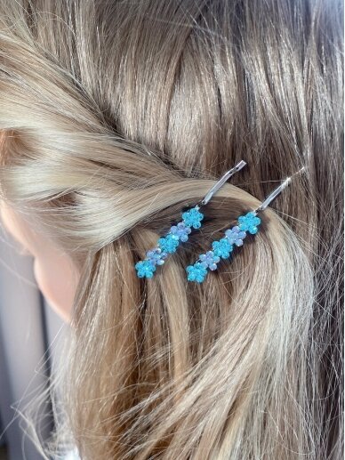 Hair clips SKY BLUE 1