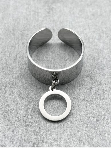 Stainless steel ring SHINING CIRCLE 3