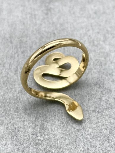 Stainless steel ring SERPENTINE 3