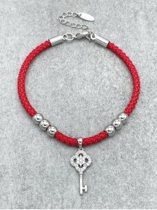 MAGIC KEY bracelet with red thread