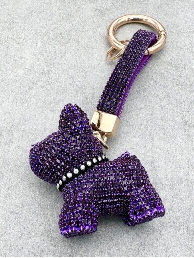 Key chain PURPLE PUPPY 2