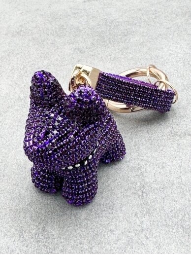 Key chain PURPLE PUPPY 1