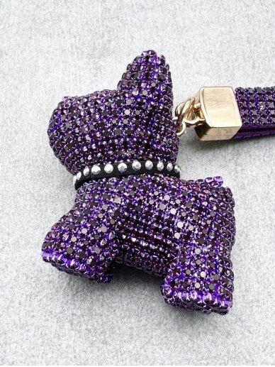 Key chain PURPLE PUPPY 3